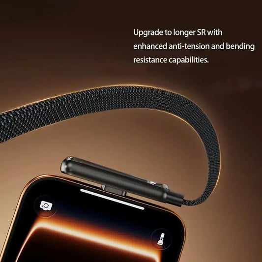 Fast Charging Data Cable 1.5M with Foldable Phone Holder Stand | Durable Braided USB-C Cable Shelflex official