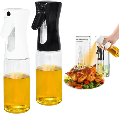 Spray Bottle for Cooking/ Oil Dispenser , Refillable Glass Dispenser Shelflex