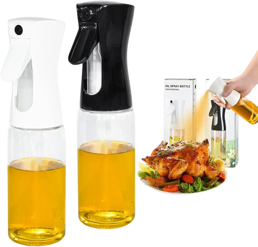 Spray Bottle for Cooking/ Oil Dispenser , Refillable Glass Dispenser Shelflex