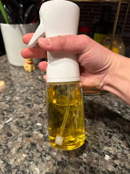 Olive Oil Mister Spray Bottle for Cooking , Oil Cooking Spray Bottle Air Fryer Accessories /Refillable Glass Dispenser Shelflex