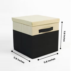 Storage Box With Handle | PP Fabric Cube Organizer Box Shelflex