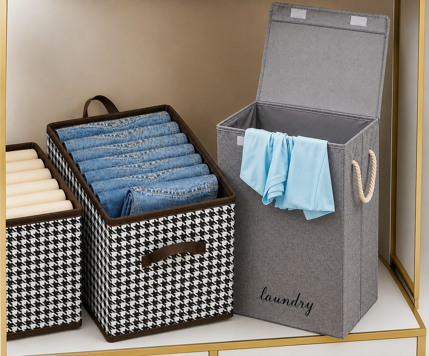 Laundry Basket + Free Storage Box – Buy 1 Get 1 Free Shelflex