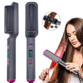 2 in 1 Hair Straightener Brush Fast Heating Styling Tool Shelflex