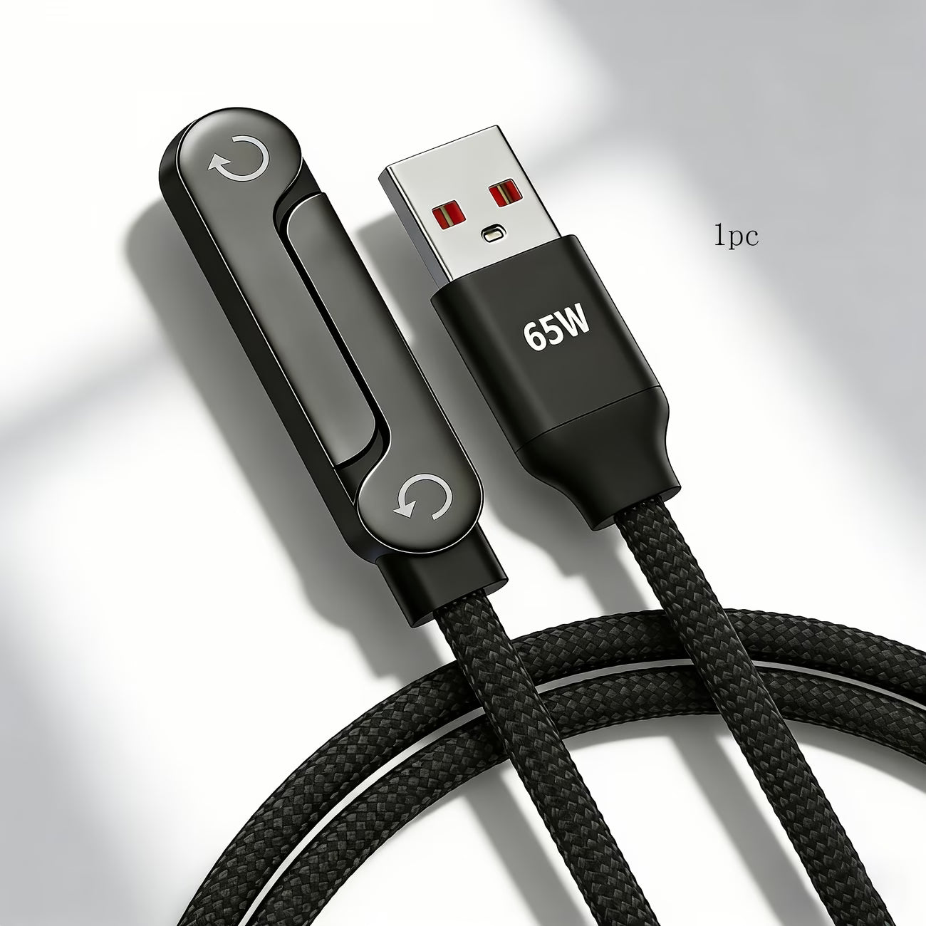 Fast Charging Data Cable 1.5M with Foldable Phone Holder Stand | Durable Braided USB-C Cable Shelflex official