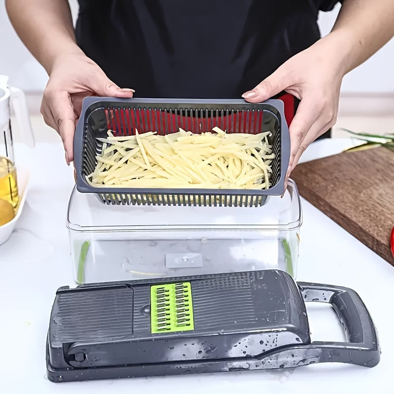 16 in 1 Vegetable Cutter Chopper /Multi Functional Slicer Dicer Grater Peeler Shelflex official