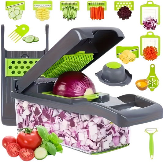 16 in 1 Vegetable Cutter Chopper /Multi Functional Slicer Dicer Grater Peeler Shelflex official