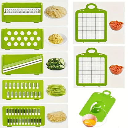 16 in 1 Vegetable Cutter Chopper /Multi Functional Slicer Dicer Grater Peeler Shelflex official