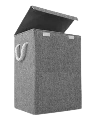 Foldable Laundry Basket With Lid & Handles Shelflex